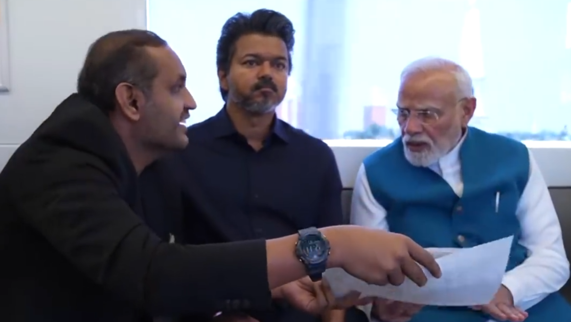சென்னை மெட்ரோவில் பிரதமர் மோடி, முதல்வர் விஜய் ஒன்றாகப் பயணம்!